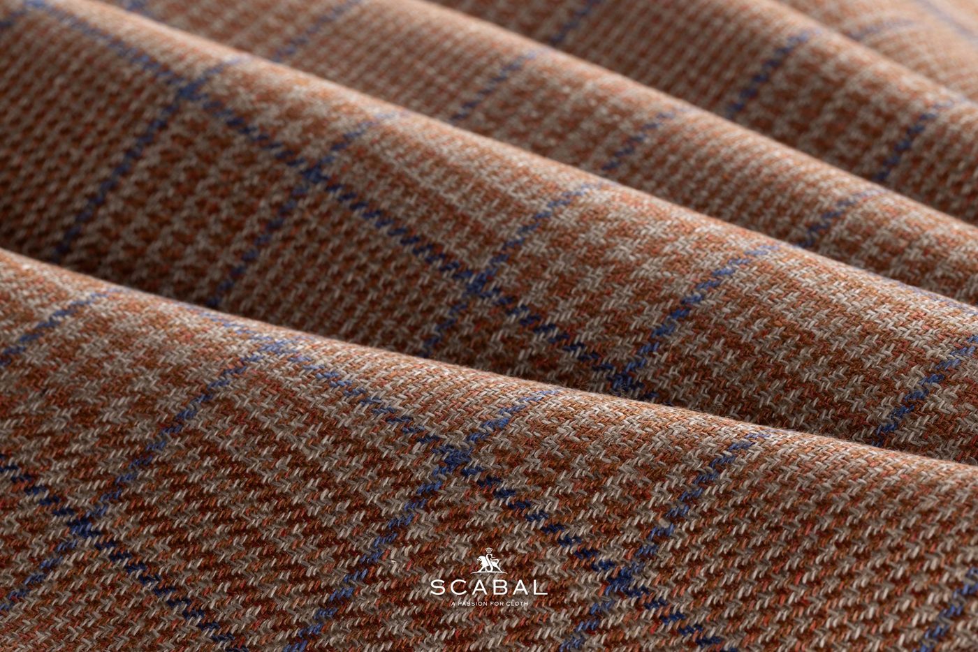 Scabal Riviera Trend checked jacketing cloth